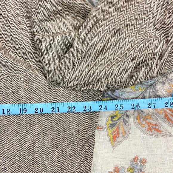 ORVIS Mens Tan Silk Viscose 3 Button Sport Coat Blazer 42R - Picture 7 of 12